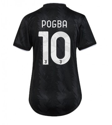 Juventus Paul Pogba #10 Bortedrakt Kvinner 2022-23 Kortermet